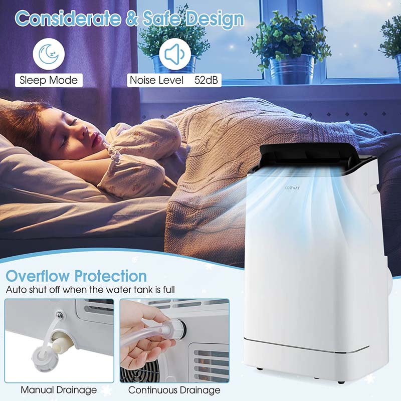 Eletriclife 15000 BTU Portable Air Conditioner with Heat and Auto Swing