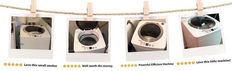 Eletriclife Portable 7.7 lbs Automatic Laundry Washing Machine