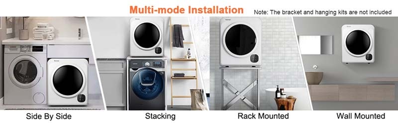 Eletriclife 1700W 13.2 lbs Electric Laundry Dryer