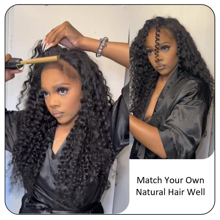 [WEQUEENS] Budget Friendly 10A Grade Brazilian Virgin 100% Human Hair Deep Wave Quick Weave Sew in/Glue in Viral Hair Bundles