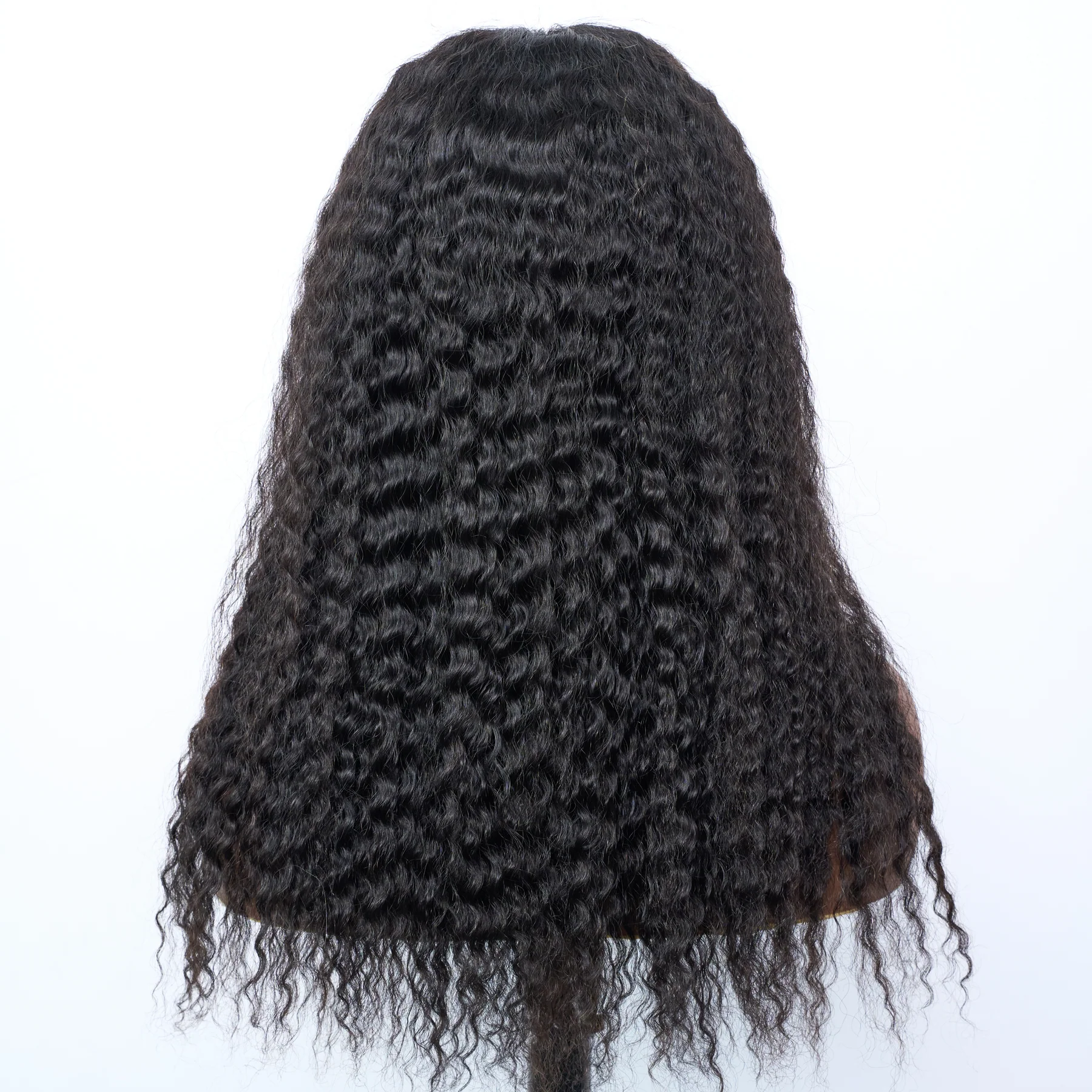 [Ashine] 18 Inch #1B Loose Deep Wavy 5*5HD Front Lace Wig 150% Density Must-Have style Glueless Human Hair