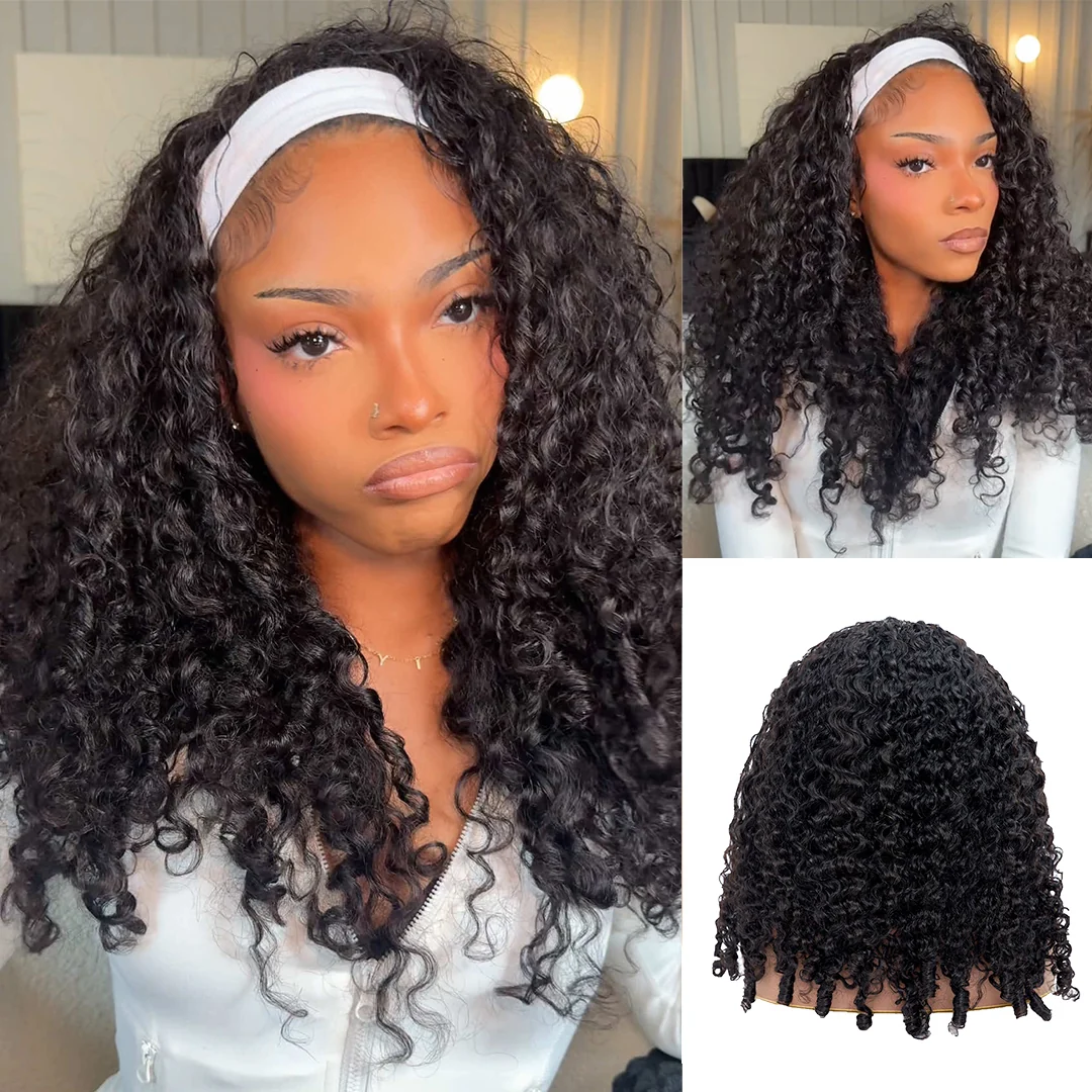 [Ashine] Burmese Curly Half Wig Quick Weave Seamless Blend Realistic Hairline Fulani Braids
