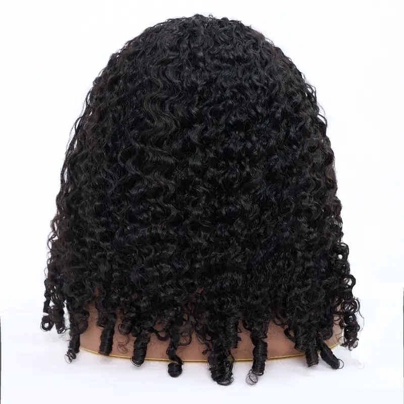 [Ashine] Burmese Curly Half Wig Quick Weave Seamless Blend Realistic Hairline Fulani Braids