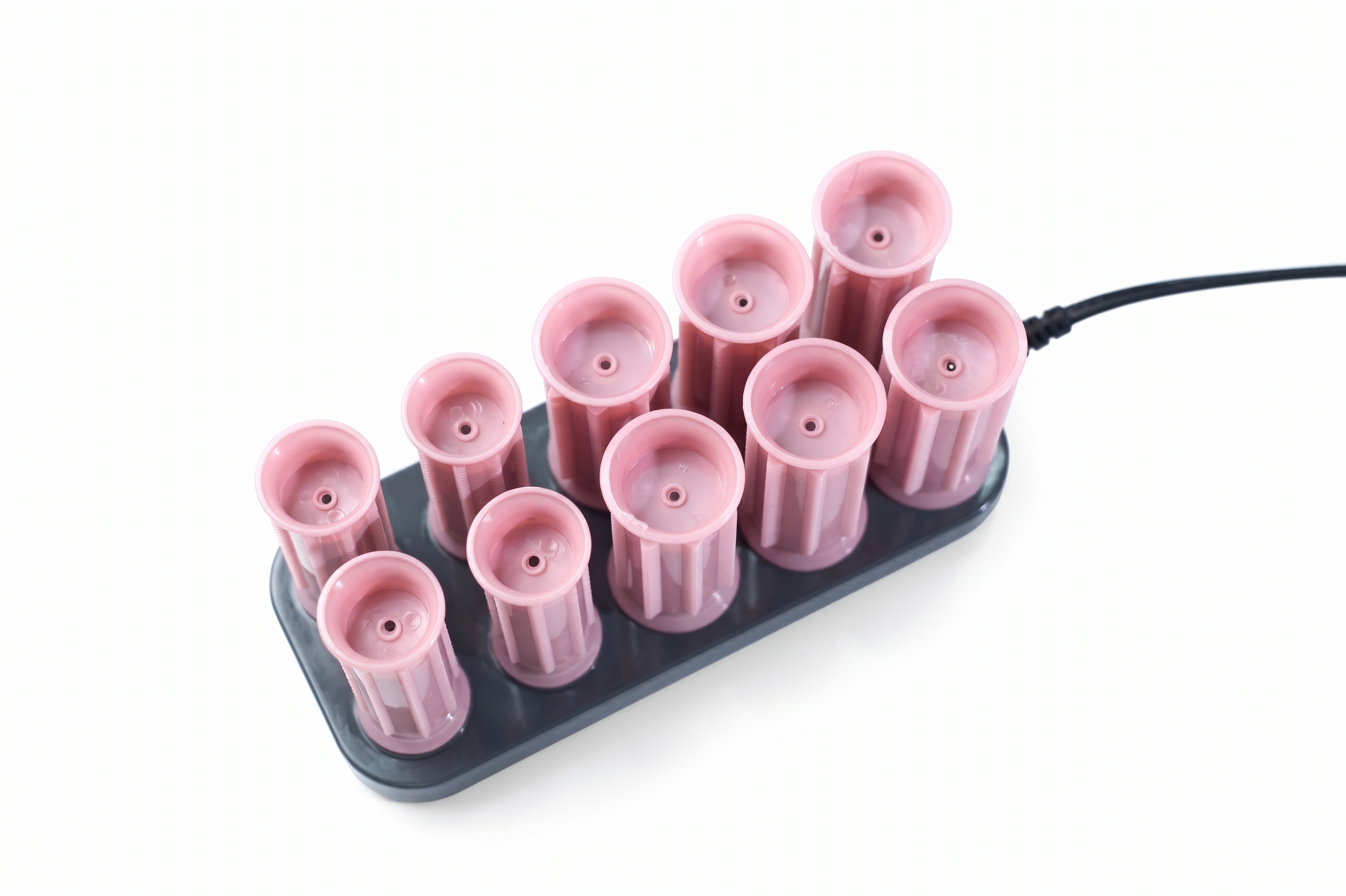 【Ashine】Electric Hair Rollers 10-Piece Heated Hair Roller Set; Automatic Heating