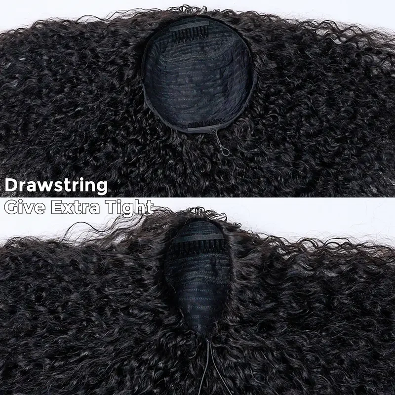 [Ashine] Burmese Curly Half Wig Quick Weave Seamless Blend Realistic Hairline Fulani Braids