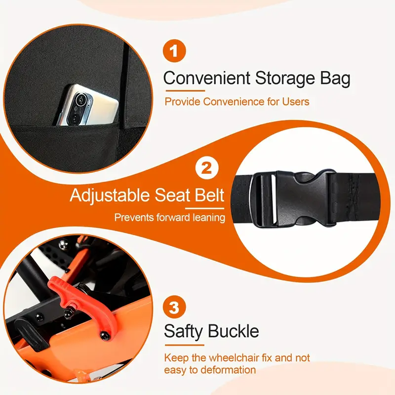 Silla de ruedas ligera para adultos con mango telescópico, silla de ruedas de transporte plegable, peso 26.7 libras, para personas mayores, soporta 220 libras, gris oscuro, fina silla de ruedas para regalo de Halloween o Navidad.