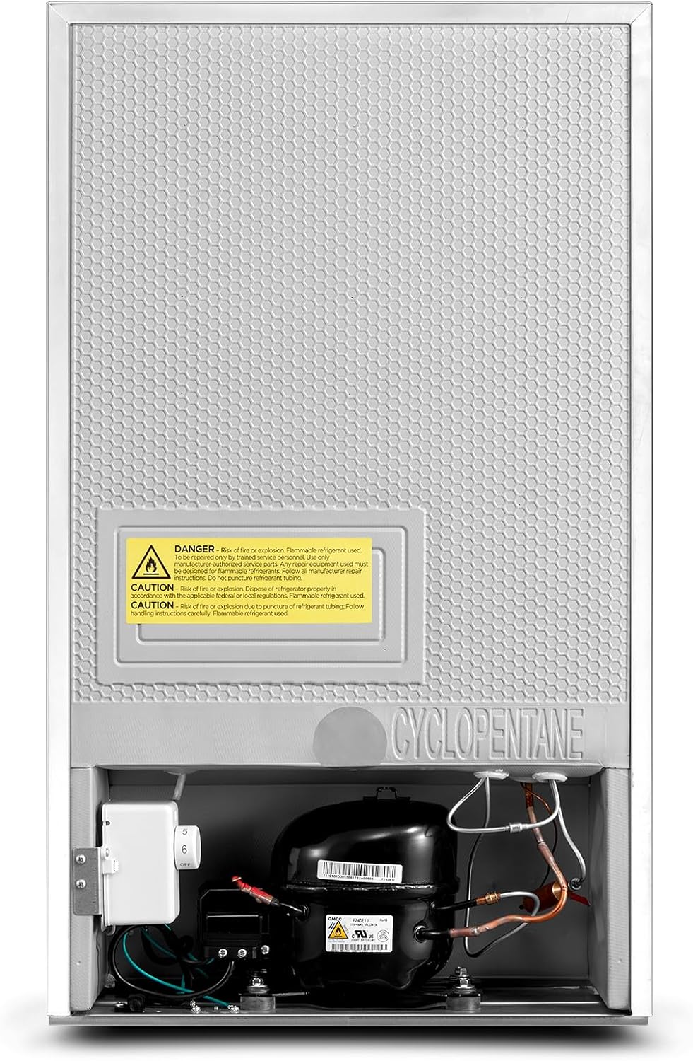 Midea WHS-109FW1 Refrigerador vertical, 3.0 pies cúbicos, blanco-----Abridor de botellas