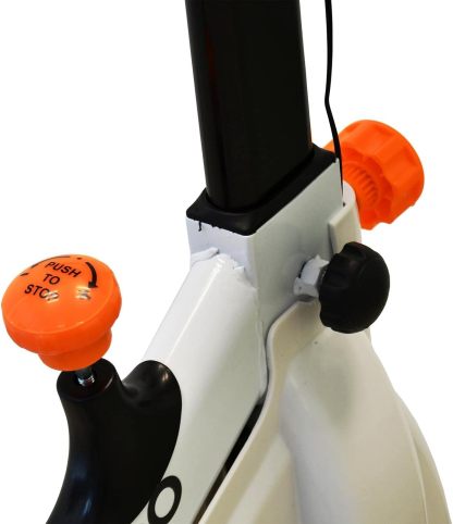 Bicicleta Fija para Spinning UrbanFit Pro Fitness Cardio de 15 Kg – Monitor Electrónico con 7 Funciones – Completamente Ajustable – Bici Fija para Spinning – Entrenamiento Cardio en Casa – Resistente y Fácil de Instalar – Variedad de Colores