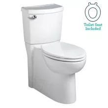 Miseno Bella Two-Piece High Efficiency Toilet with Elongated Chair Height Skirted Bowl - Includes Soft Close Seat and Wax Ring Kit