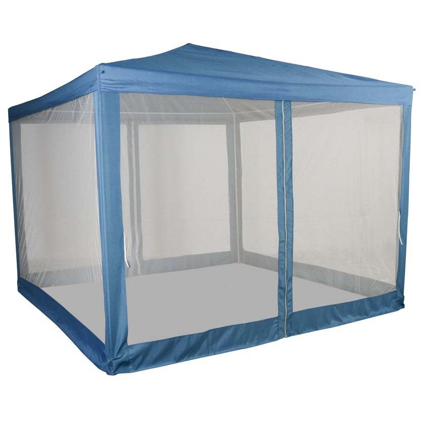 Toldo de restaurante color topo con mosquitera apto para terraza exterior patio 3 x 3 m