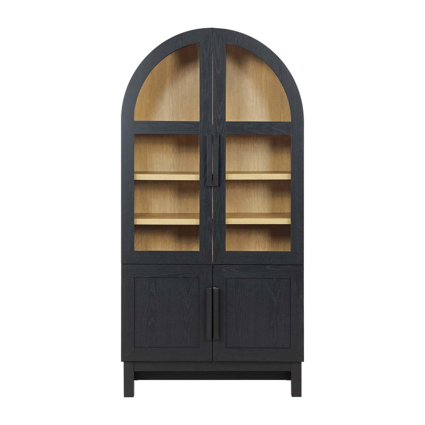 Gabinete de cocina Juliet de arco redondeado, negro intenso, de Better Homes & Gardens