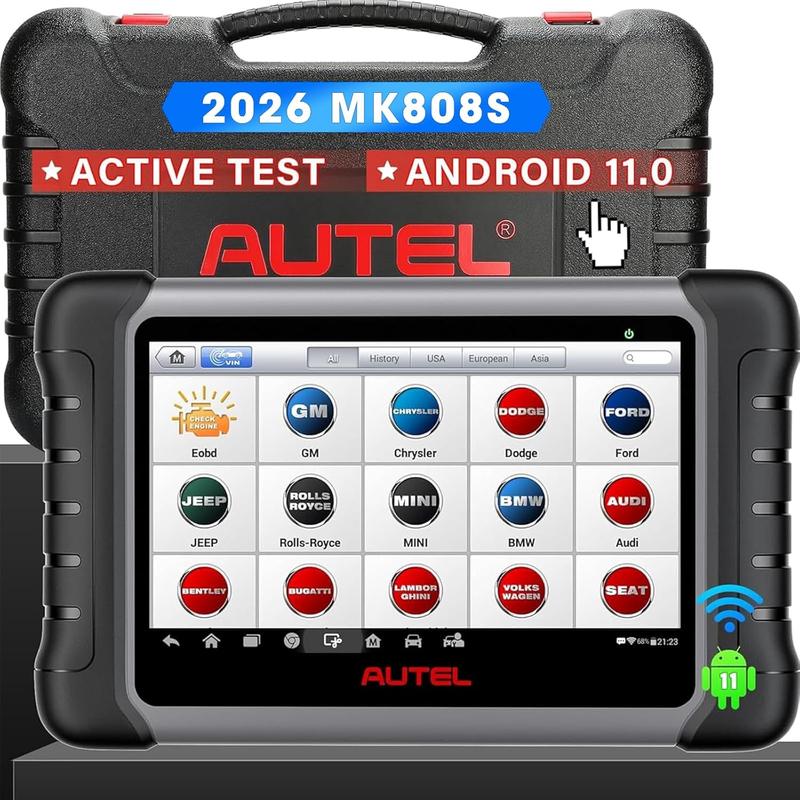 Escáner de diagnóstico automotriz bidireccional para todos los sistemas, con más de 28 funciones de servicio y prueba activa.