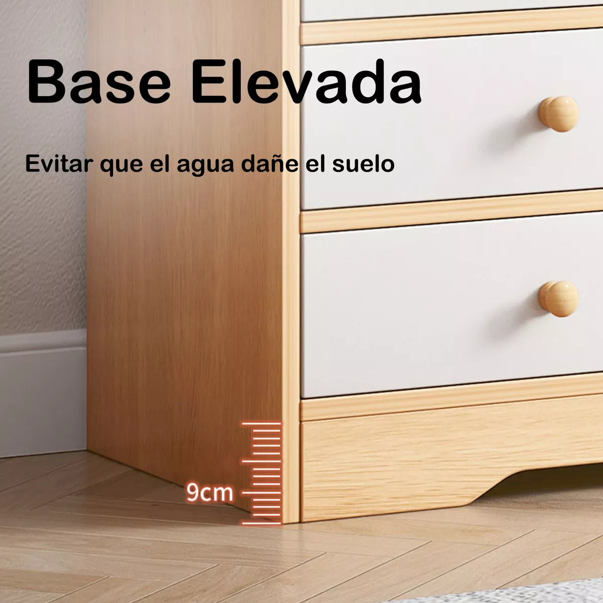 Librero - Estante- Diseño Minimalista With 3 Drawers 2 Door