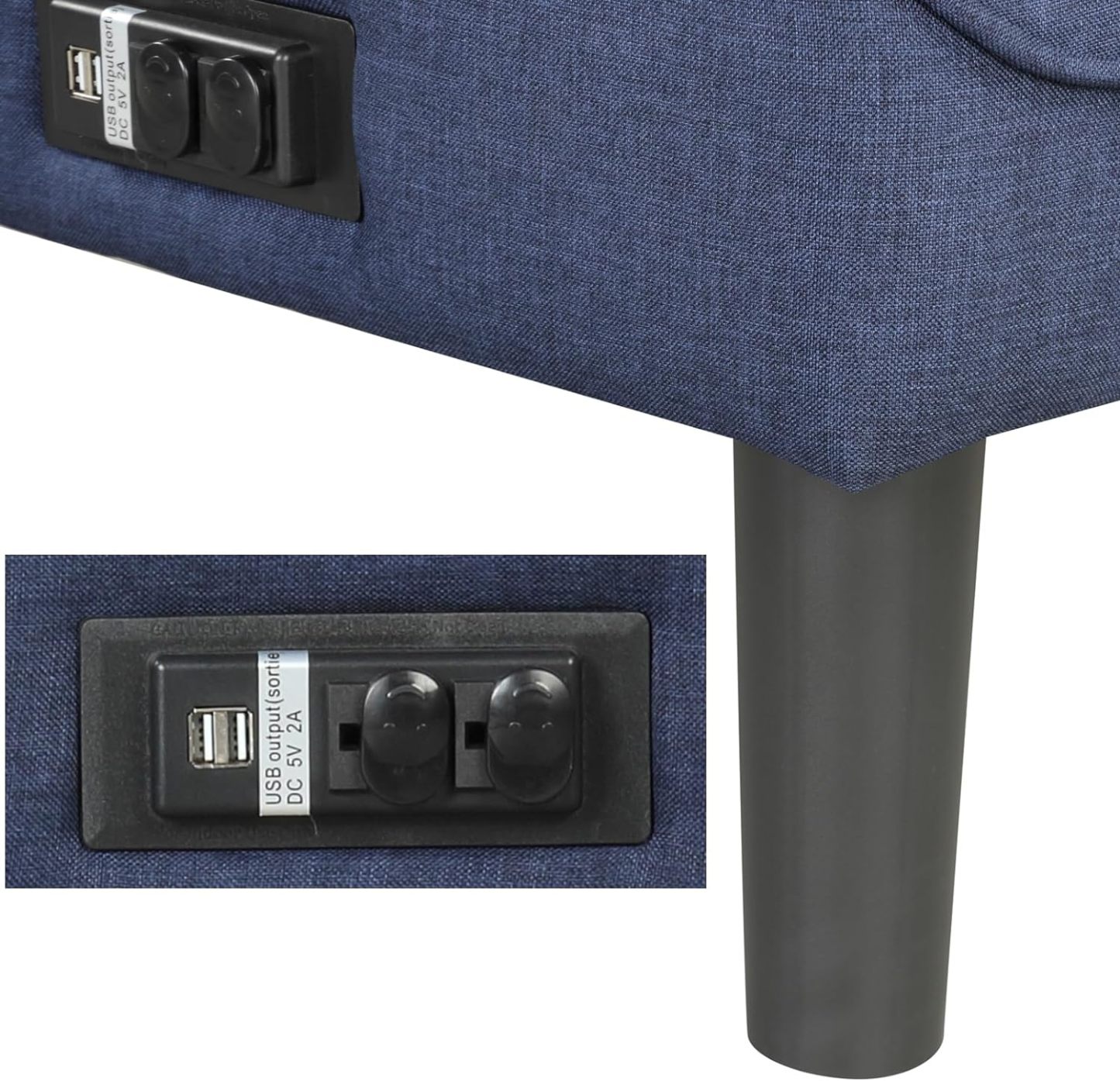 ! Sólo MXN$507 hoy KAIRUITUCH - Sofá cama convertible 3 en 1 para cama individual, sofá de futón con respaldo plegable ajustable, 2 piezas, futón pequeño para sala de estar, departamento
