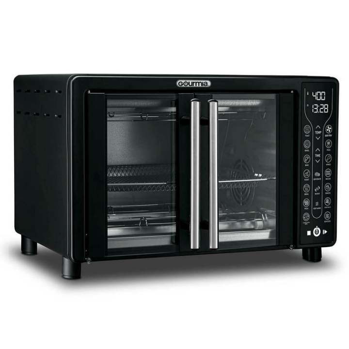 Horno Digital con Freidora de Aire Gourmia 24 Litros Negro