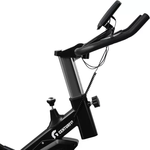 Bicicleta Spinning 15kg Gym Fija Centurfit Profesional Hogar Color Negro