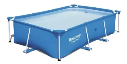 Piscina doméstica con estructura de acero BW Steel Pro — 259 cm