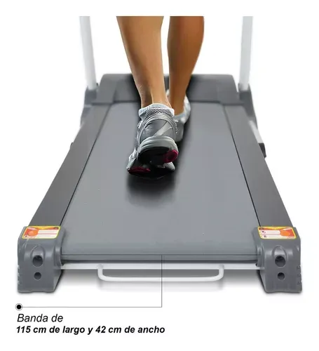 Caminadora eléctrica Centurfit MKZ-CAM918 127V color blanca y negro