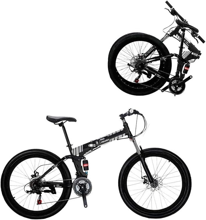 Bicicleta Montaña Plegable Bike Teche Frenos Tipo Shimano 21v Rodada 26