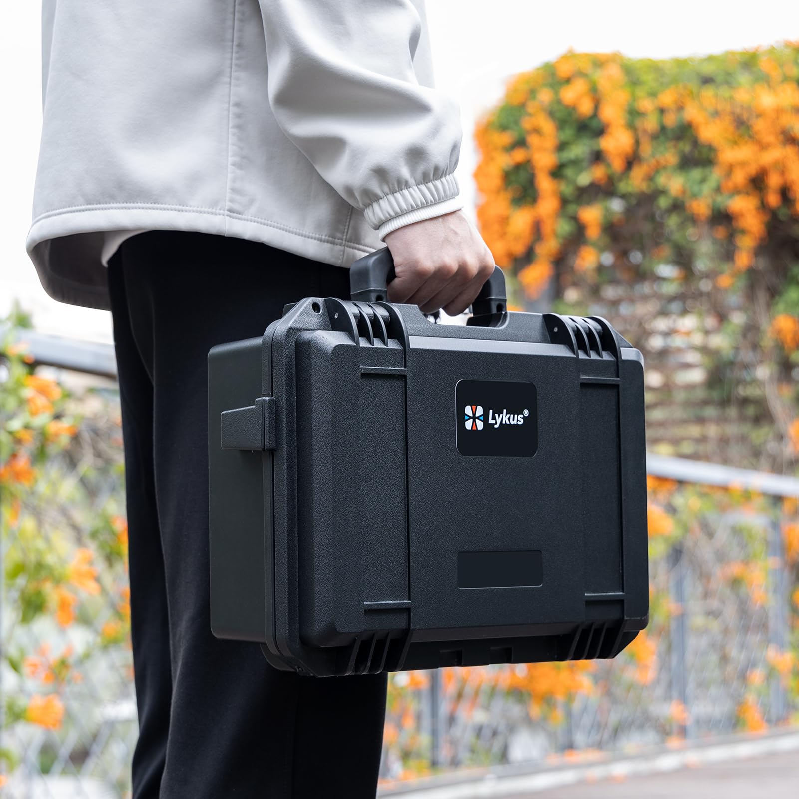Lykus HC-3810 MaletÃ­n/Maleta/Estuche/Case Impermeable con Espuma, TamaÃ±o Interior 38x28x13.5 cm, Adecuado para CÃ¡mara RÃ©flex, Dron PequeÃ±o, VideocÃ¡mara, CÃ¡mara de AcciÃ³n y MÃ¡s
