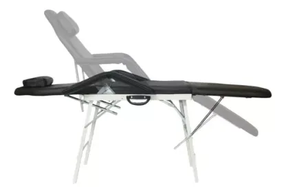 Silla Faciales Cama Camilla Sillon Spa Masaje Color Negro Urban Design AT17369