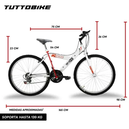 Bicicleta Montaña Rodada 26 18 Velocidades Starbike Monk Starbike MTB