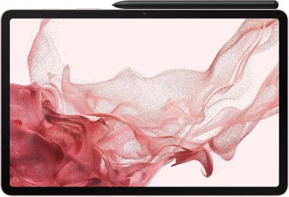 SAMSUNG Samsung Galaxy Tab S8+ Plus con lápiz S de baja latencia (128 GB, 8 GB) 12.4 pulgadas 120 Hz AMOLED, Snapdragon 8 (4 nm), batería todo el día, tablet Android 12 Wi-Fi SM-X800 modelo