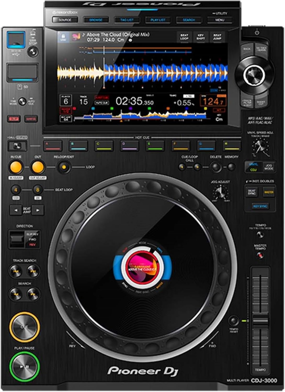 Pioneer DJ CDJ-3000 Reproductor múltiple profesional para DJ