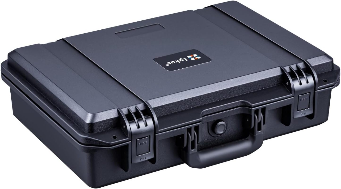 Lykus HC-3810 MaletÃ­n/Maleta/Estuche/Case Impermeable con Espuma, TamaÃ±o Interior 38x28x13.5 cm, Adecuado para CÃ¡mara RÃ©flex, Dron PequeÃ±o, VideocÃ¡mara, CÃ¡mara de AcciÃ³n y MÃ¡s