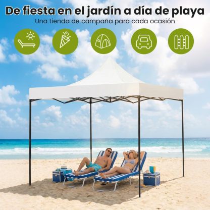 Carpa Plegable 3 x 3 m, Toldo de jardÃ­n Impermeable, Carpas para Exteriores Pergola,Cenadores para Jardin Fiesta Camping Playa