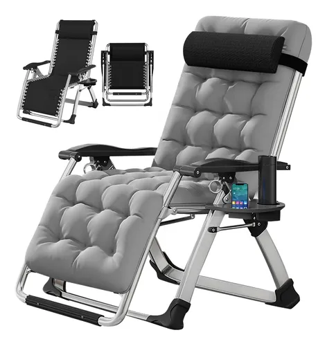Silla Zero Gravity, Reclinable Acolchada Para Exterior