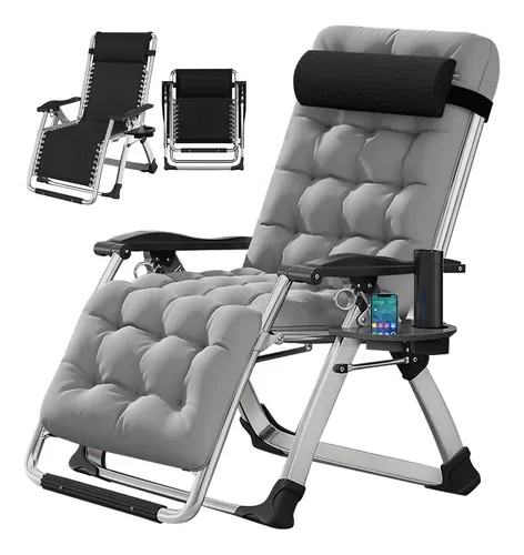 Silla Zero Gravity, Reclinable Acolchada Para Exterior