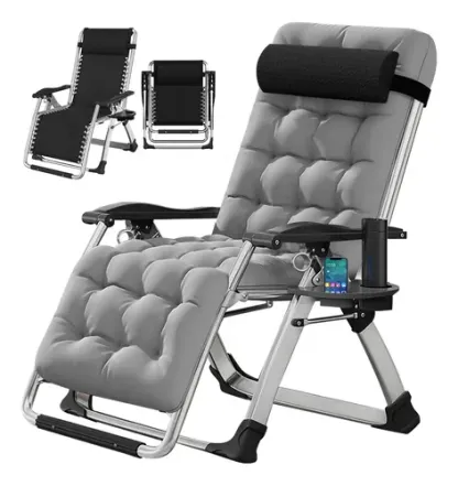 Silla Zero Gravity, Reclinable Acolchada Para Exterior
