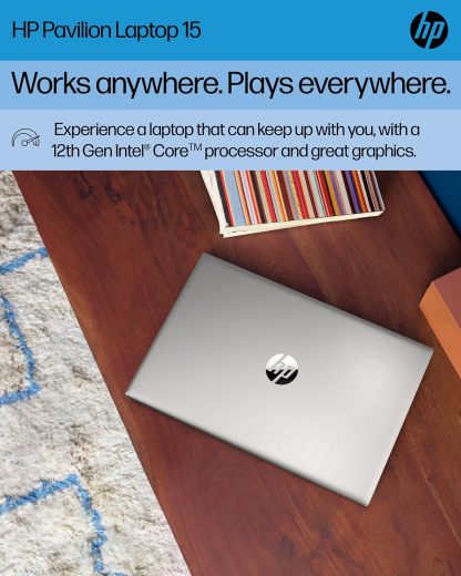 HP Pavilion 15-eg2025nr 15.6" FHD Laptop Intel Core Intel Core i7-1255U 1.7GHz 16GB RAM 512GB SSD Wi-Fi Bluetooth cámara web Windows 11 Professional (reacondicionado)
