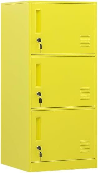 Casillero de almacenamiento vertical metálico de 2 puertas para habitación de niños, escuela, oficina, hogar, apilable, de acero, para juguetes y equipo deportivo, dispositivo antivuelco (2D,
