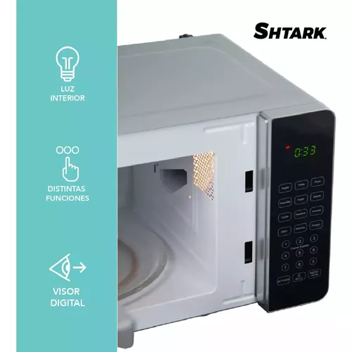 Horno De Microondas 7 Pies 20 Lts Acero Inox Espejo 120v 700w Shtark