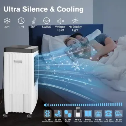 Ventilador Enfriador Aire Acondicionado Humidificador Ligero