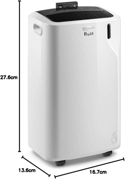 De'Longhi PACEM370-6AL WH Aire Acondicionado Portatil con