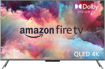Televisión inteligente Amazon Fire TV Serie Omni QLED de 55" en 4K UHD con Dolby Vision IQ, atenuación local y control por voz con Alexa