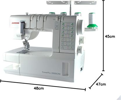 Janome 2000CPX Cover, Blanco