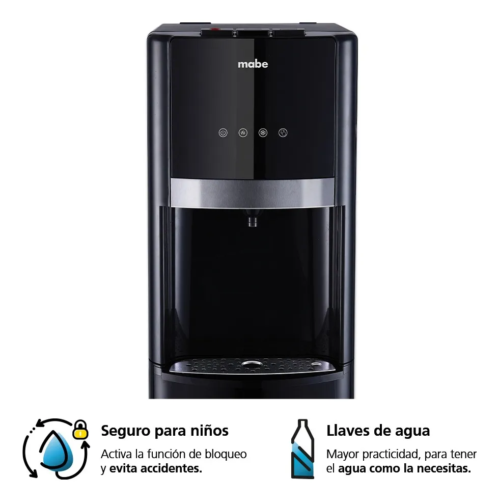 Dispensador de agua Mabe MXCBL01D 33L negro