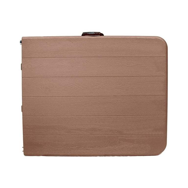 Mesa Portatil Plastico Portafolio Plegable 180cm Cafe JARDIMANÍA JM-M180Brown-Jarrón de ceramica