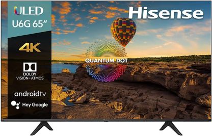 Hisense Pantalla QLED de 43" 43QD6N Google TV Works with Alexa 2024