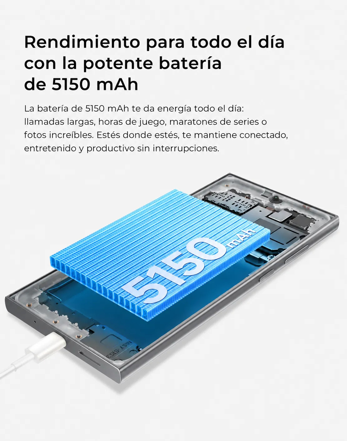 Smartphone Libre 16GB RAM + 256GB ROM, Batería 5150mAh, Android 15, OTG, Huella Dactilar y GPS