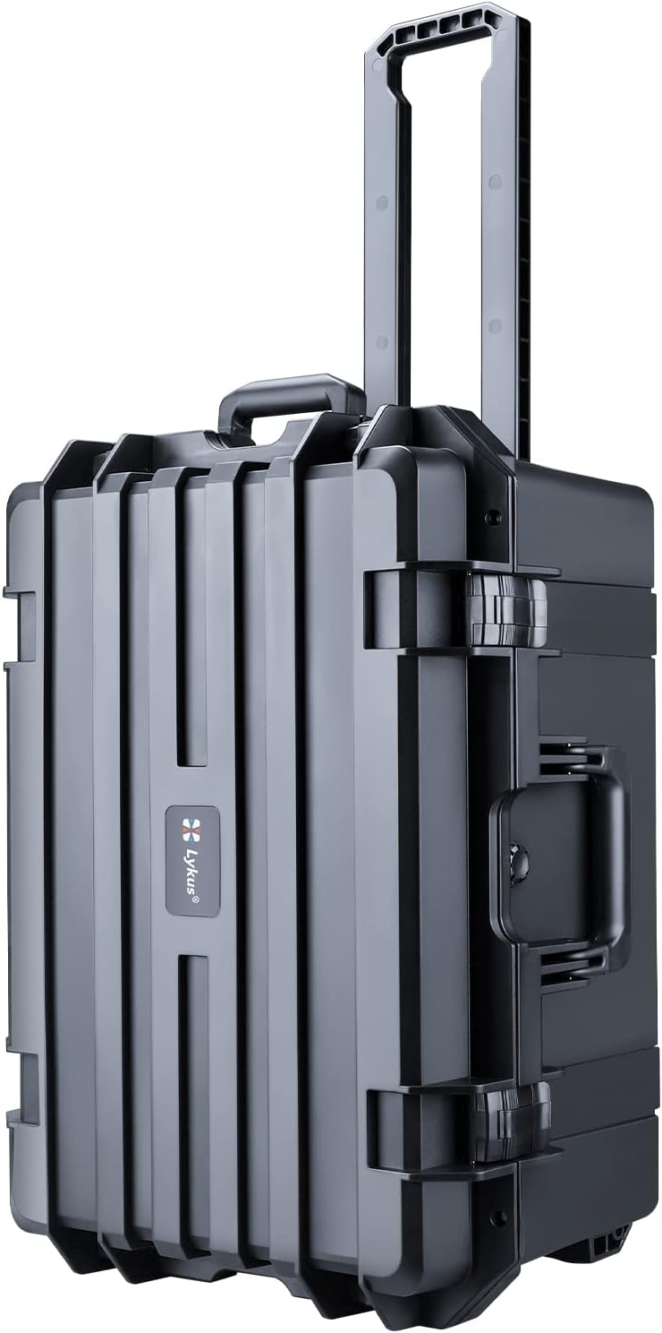 Lykus HC-3810 MaletÃ­n/Maleta/Estuche/Case Impermeable con Espuma, TamaÃ±o Interior 38x28x13.5 cm, Adecuado para CÃ¡mara RÃ©flex, Dron PequeÃ±o, VideocÃ¡mara, CÃ¡mara de AcciÃ³n y MÃ¡s