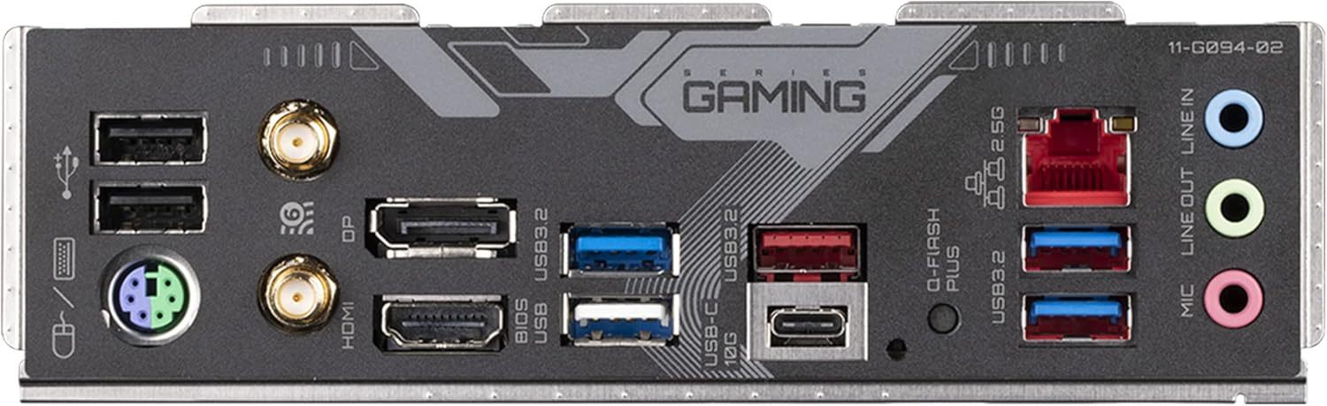 GIGABYTE B650 Gaming X AX (AM5/ LGA 1718/ AMD/ B650/ ATX/ 5 años de garantía/DDR5/ PCIe 4.0 M.2/ PCIe 4.0/ USB 3.2 Gen2x2 Type-C/AMD Wi-Fi 6E/ Realtek 2.5GbE LAN/Placa Base)