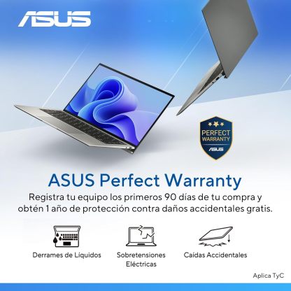 ASUS Vivobook 16 con IA, Intel Ultra 5 Serie 225H, 14 Nucleos/AI Boost NPU 13TOPS/16 GB RAM/512 GN SSD/Cargador 65W USB-C/Teclado en español/Garantia con la Marca en Mexico.