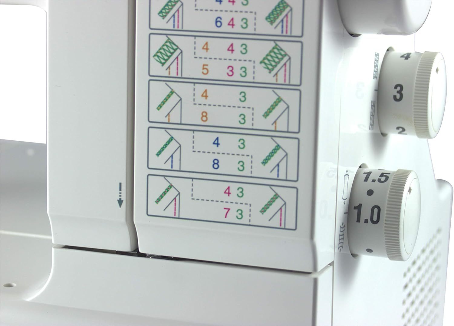 Janome 2000CPX Cover, Blanco