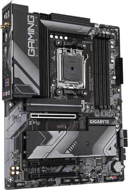 GIGABYTE B650 Gaming X AX (AM5/ LGA 1718/ AMD/ B650/ ATX/ 5 años de garantía/DDR5/ PCIe 4.0 M.2/ PCIe 4.0/ USB 3.2 Gen2x2 Type-C/AMD Wi-Fi 6E/ Realtek 2.5GbE LAN/Placa Base)