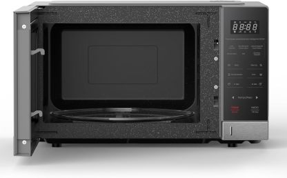 Horno de Microondas Hisense, 1.1 Pies Cúbicos, 10 Niveles de Potencia, Color Gris, Modelo HMMG3010SMG